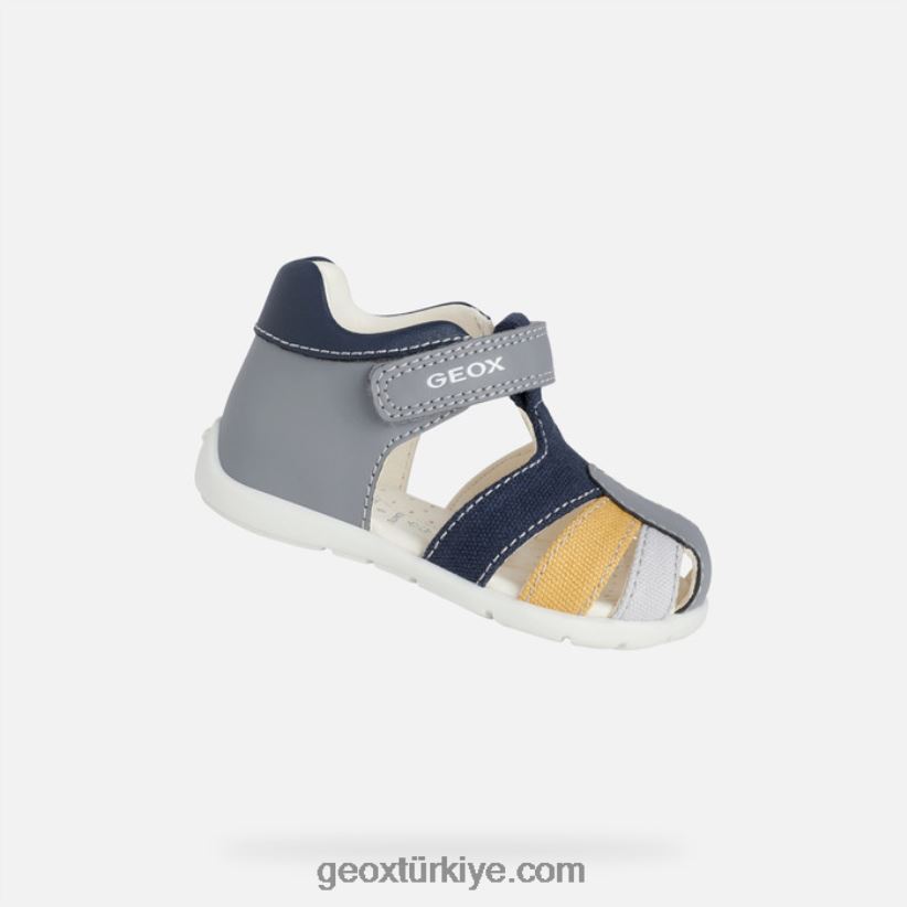 elthan erkek bebek gri/lacivert Geox B60TP61483