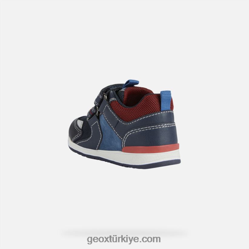 rishon erkek bebek koyu lacivert/koyu kırmızı Geox B60TP61615