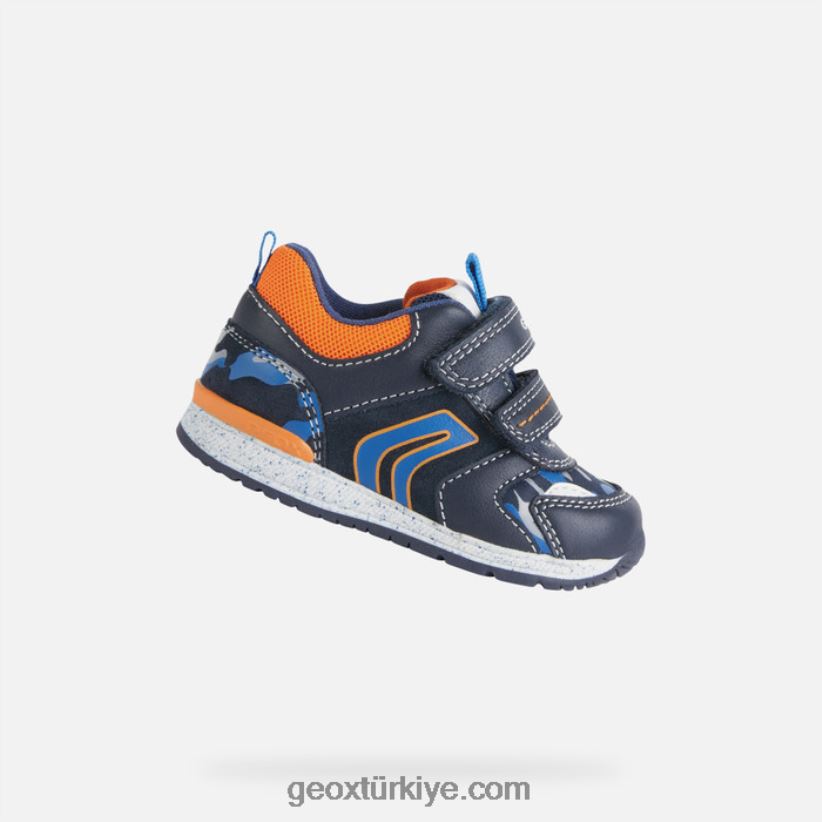 rishon erkek bebek lacivert/açık turuncu Geox B60TP61586