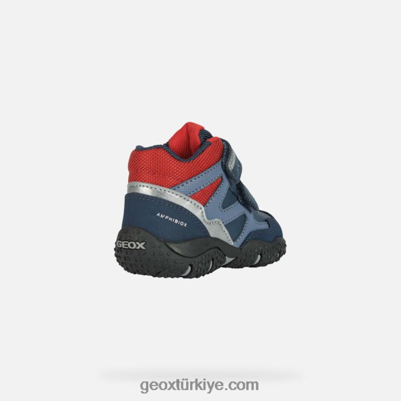baltık abx yürümeye başlayan çocuk lacivert/kırmızı Geox B60TP61567