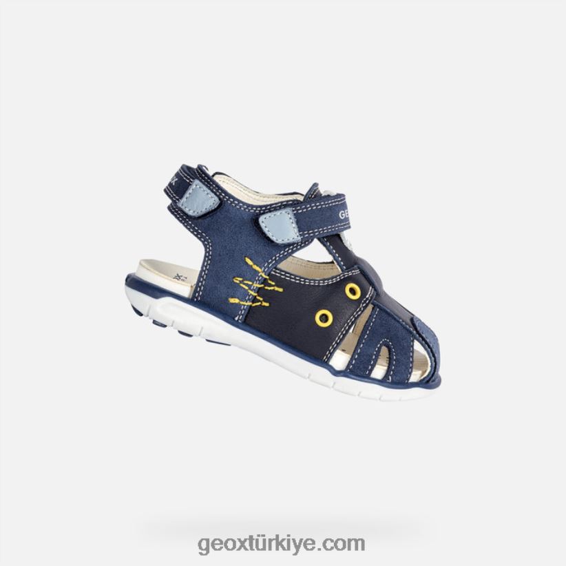 sandal delhi yürümeye başlayan çocuk Donanma Geox B60TP61566