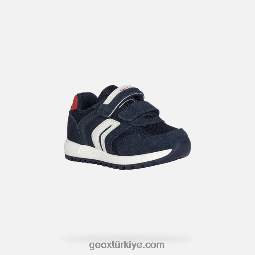 alben yürümeye başlayan çocuk lacivert/beyaz Geox B60TP61452
