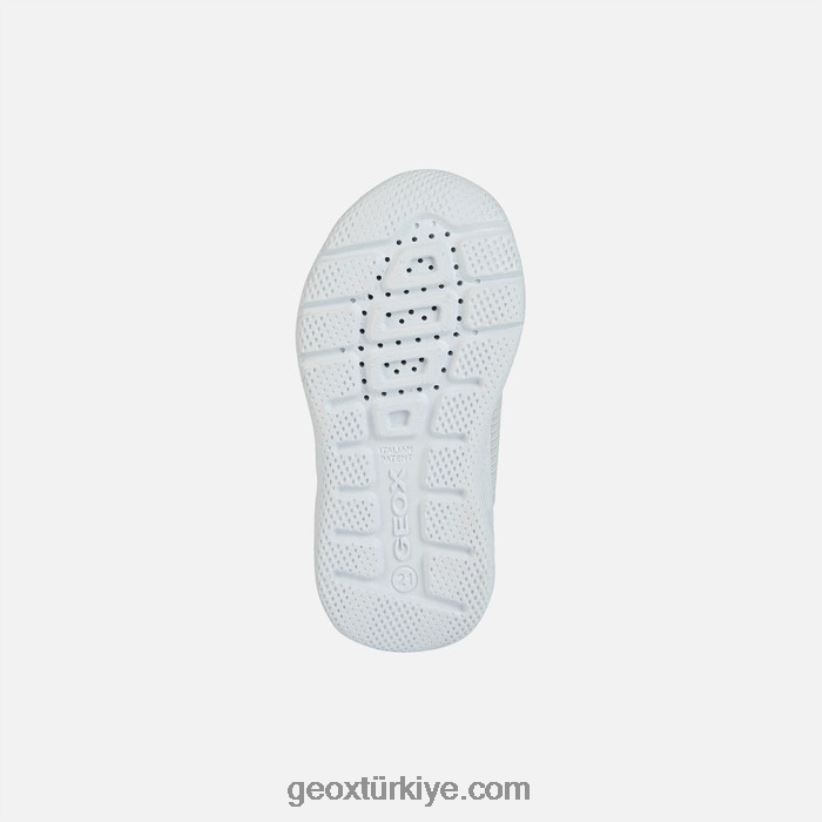 hızlı koşan bebek açık gri/kraliyet Geox B60TP61450