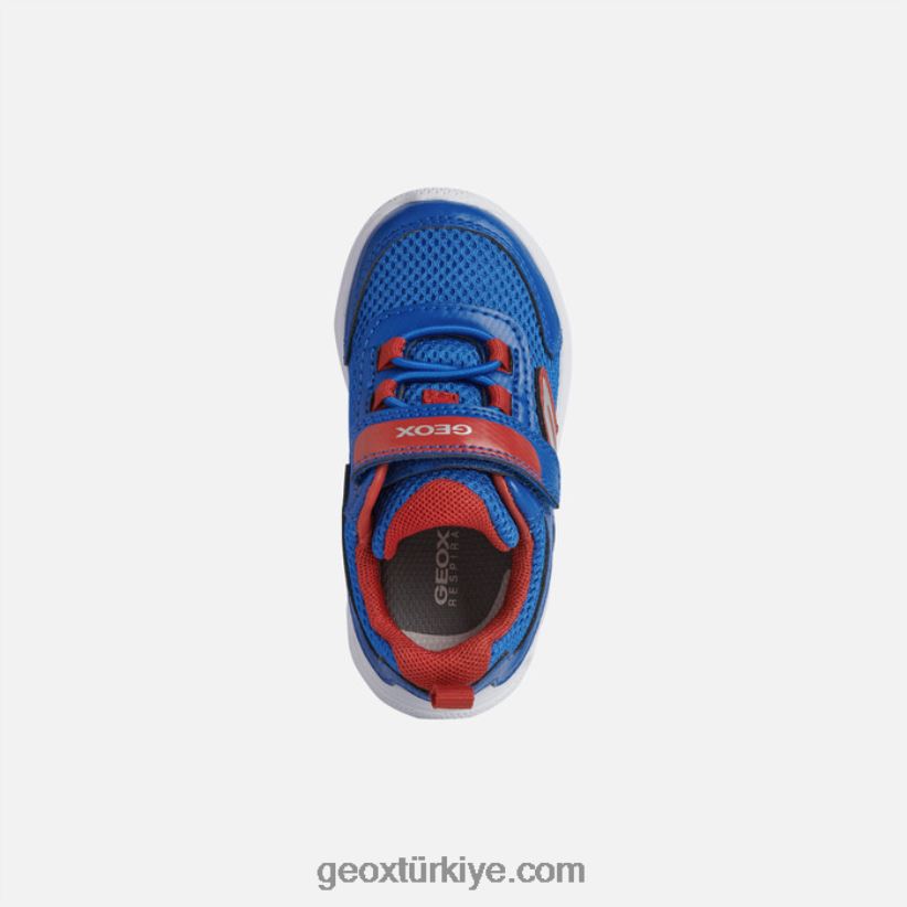 hızlı koşan bebek asil/kırmızı Geox B60TP61526