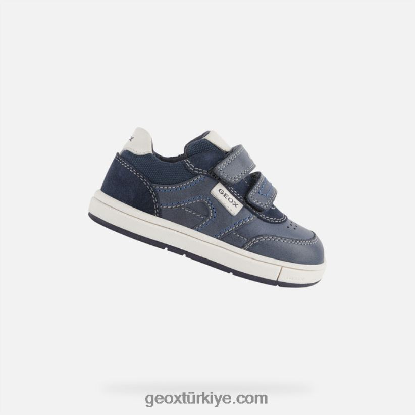 trotola yürümeye başlayan çocuk lacivert/beyaz Geox B60TP62006