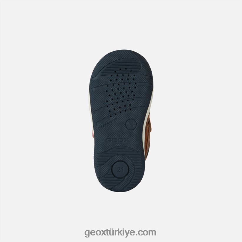 yeni film yürümeye başlayan çocuk lt kahverengi/lacivert Geox B60TP61523