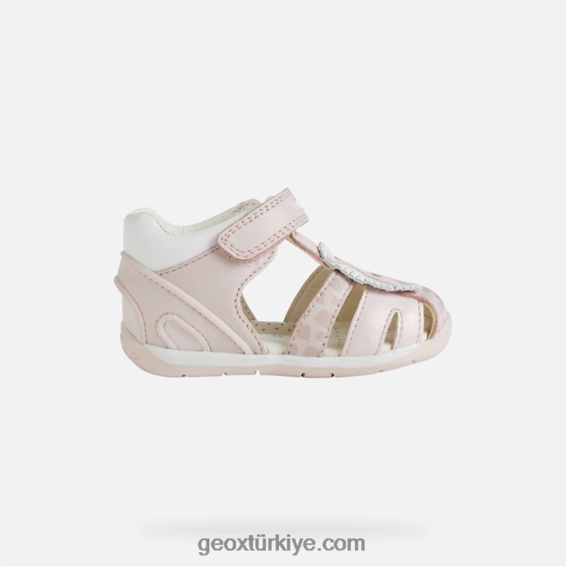 her kız bebek açık gül/beyaz Geox B60TP61630