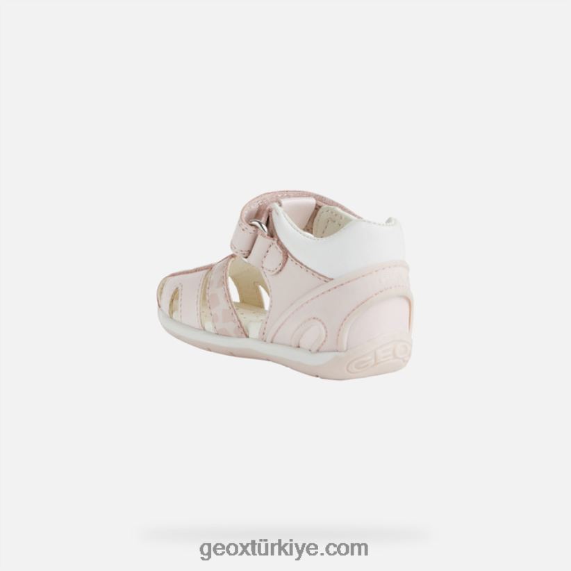 her kız bebek açık gül/beyaz Geox B60TP61630