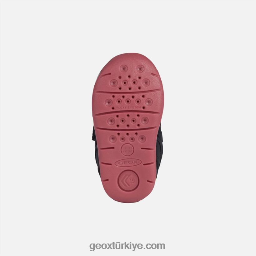 her kız bebek koyu lacivert/fuşya Geox B60TP61656