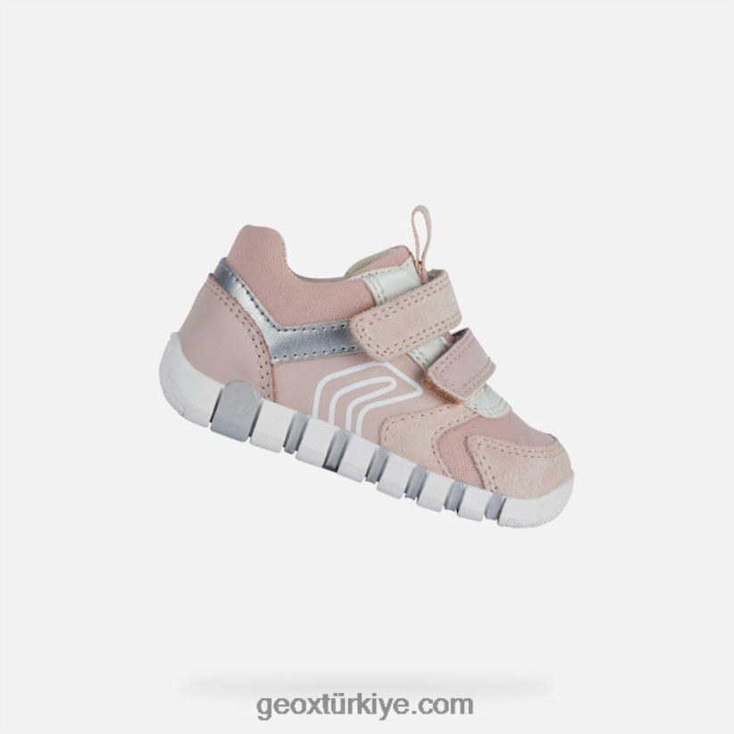kız bebek açık gül/beyaz Geox B60TP61432