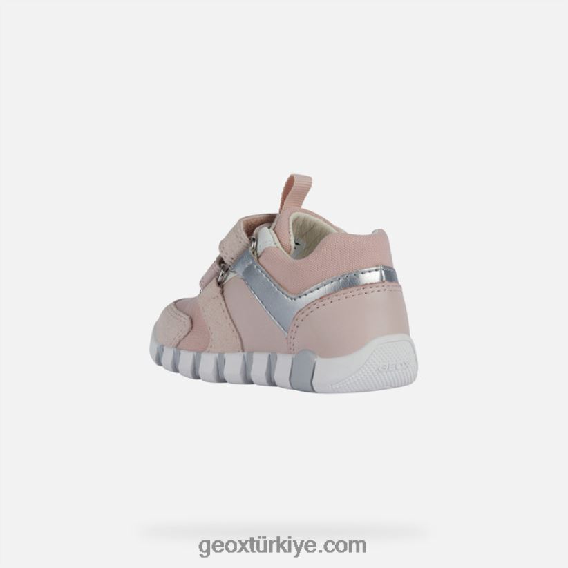 kız bebek açık gül/beyaz Geox B60TP61432