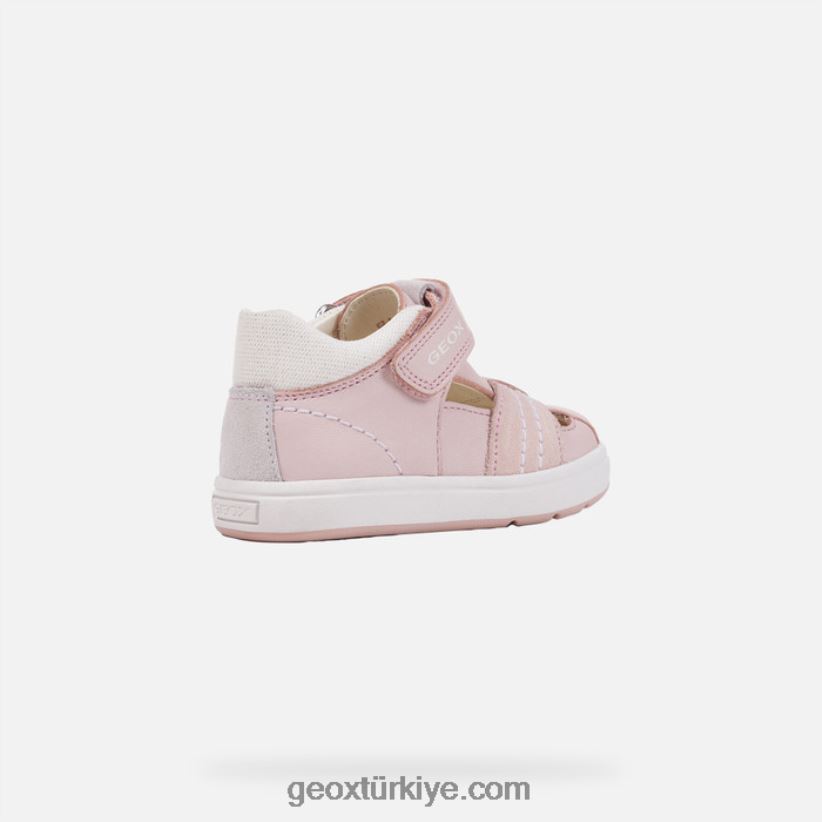kız bebek açık gül/beyaz Geox B60TP61543
