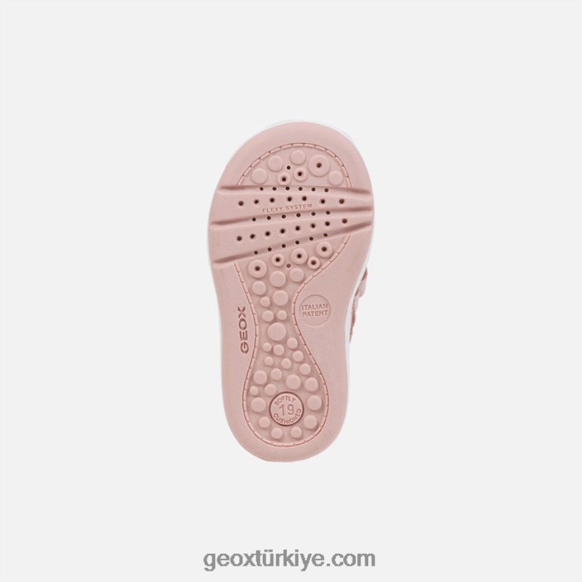 kız bebek açık gül/beyaz Geox B60TP61543