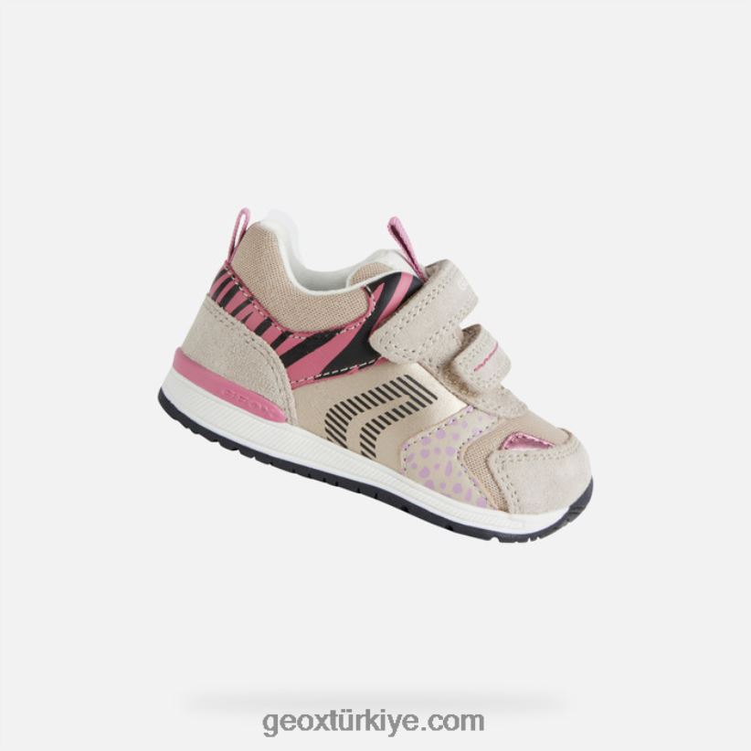 kız bebek bej/fuşya Geox B60TP61642