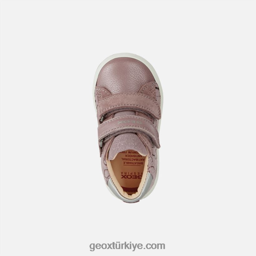 kız bebek koyu gül/gümüş Geox B60TP61510