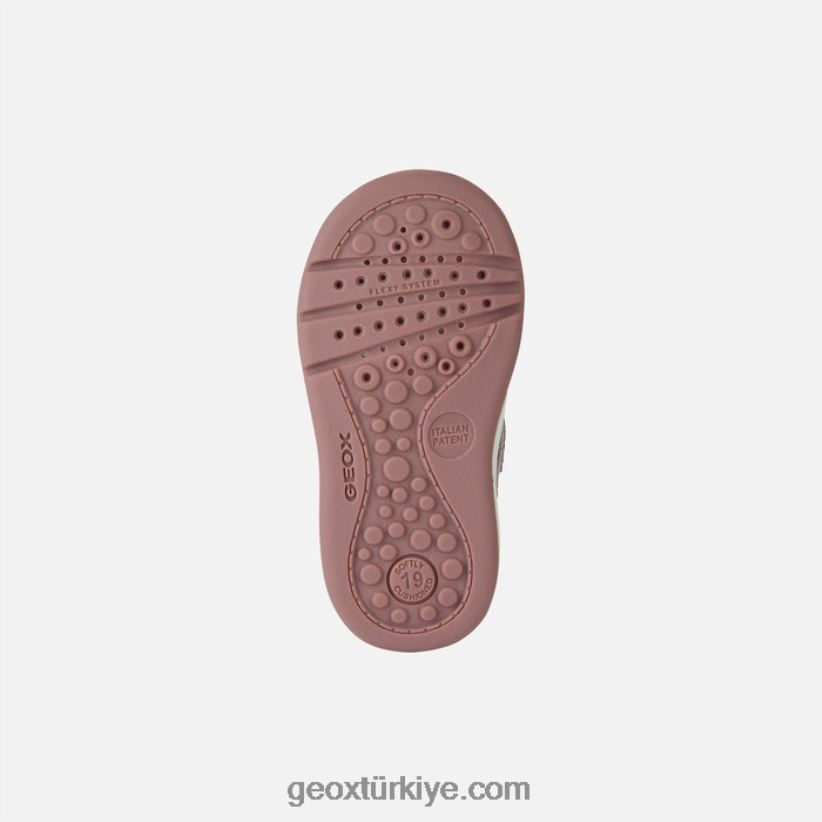 kız bebek koyu gül/gümüş Geox B60TP61510