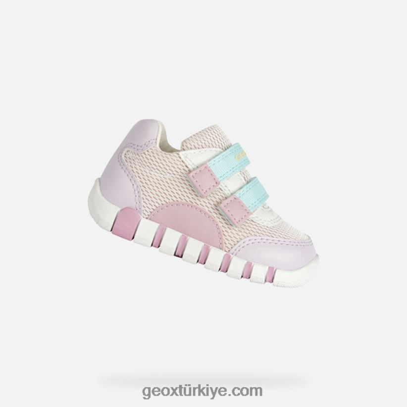 kız bebek pembe/leylak Geox B60TP61547