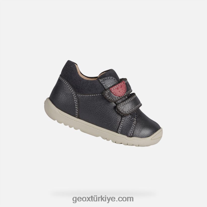 macchia kız bebek koyu gri Geox B60TP61546