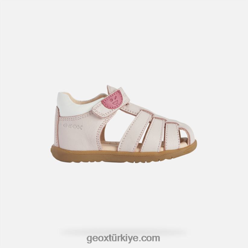 sandal macchia kız bebek açık gül Geox B60TP61626