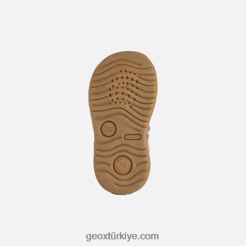 sandal macchia kız bebek açık gül Geox B60TP61626