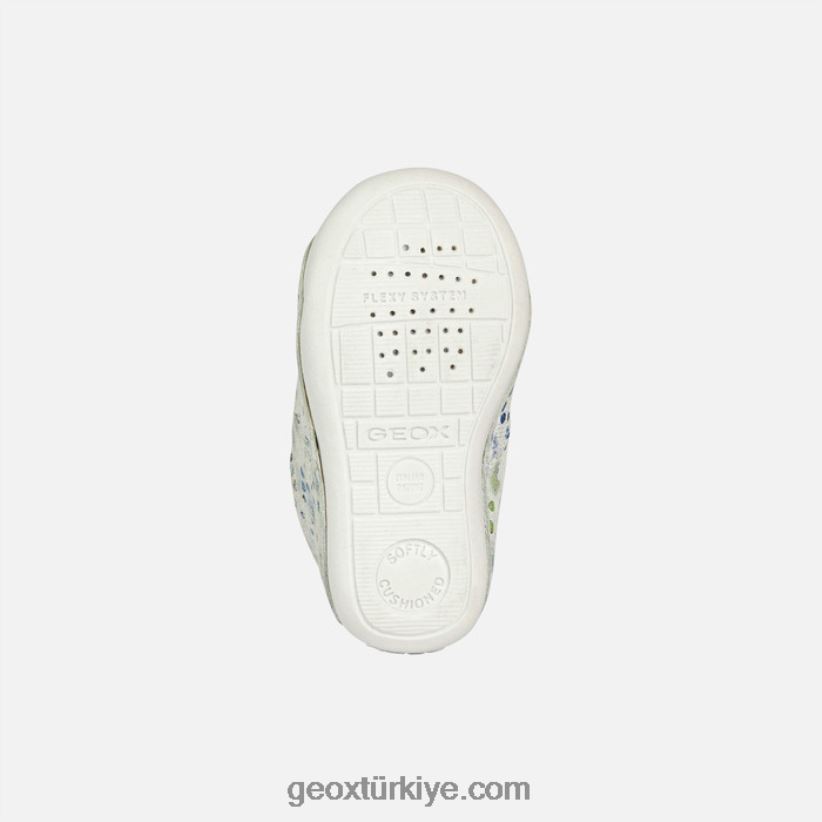 tutim yürümeye başlayan çocuk Beyaz kapalı Geox B60TP61612