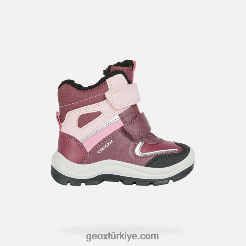 flafil abx yürümeye başlayan çocuk bordo/pembe Geox B60TP61562