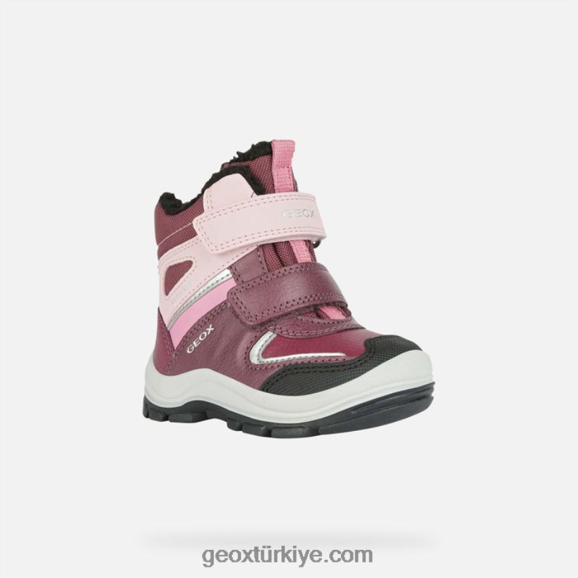flafil abx yürümeye başlayan çocuk bordo/pembe Geox B60TP61562