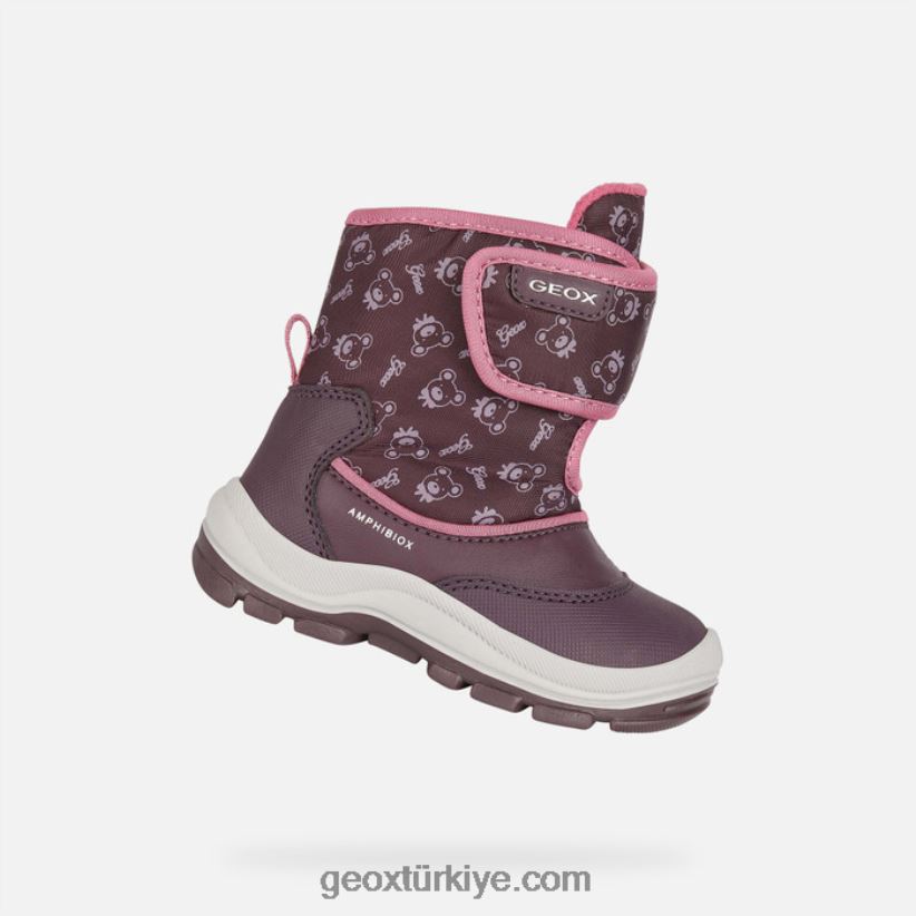 flafil abx yürümeye başlayan çocuk erik/koyu fuşya Geox B60TP61512