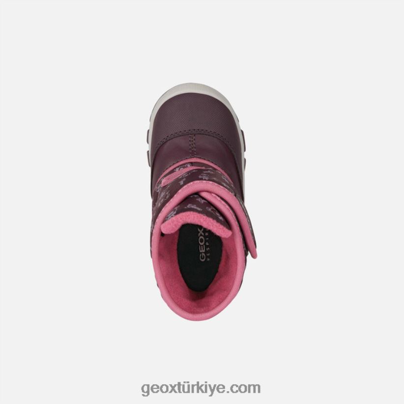 flafil abx yürümeye başlayan çocuk erik/koyu fuşya Geox B60TP61512
