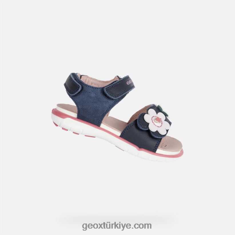 sandal delhi yürümeye başlayan çocuk Donanma Geox B60TP61647