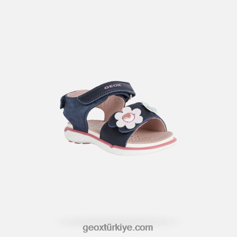 sandal delhi yürümeye başlayan çocuk Donanma Geox B60TP61647