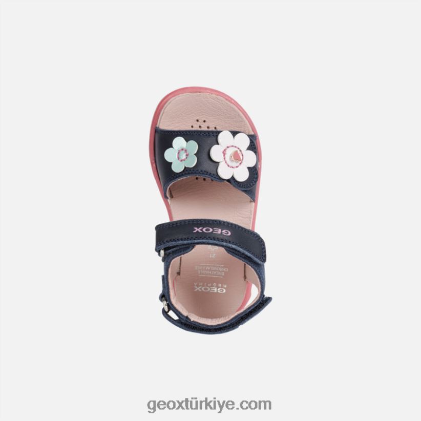 sandal delhi yürümeye başlayan çocuk Donanma Geox B60TP61647