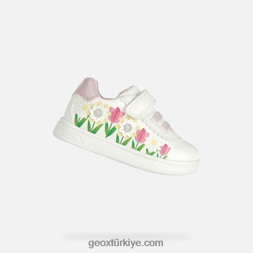 djrock yürümeye başlayan çocuk beyaz/çok renkli Geox B60TP62010