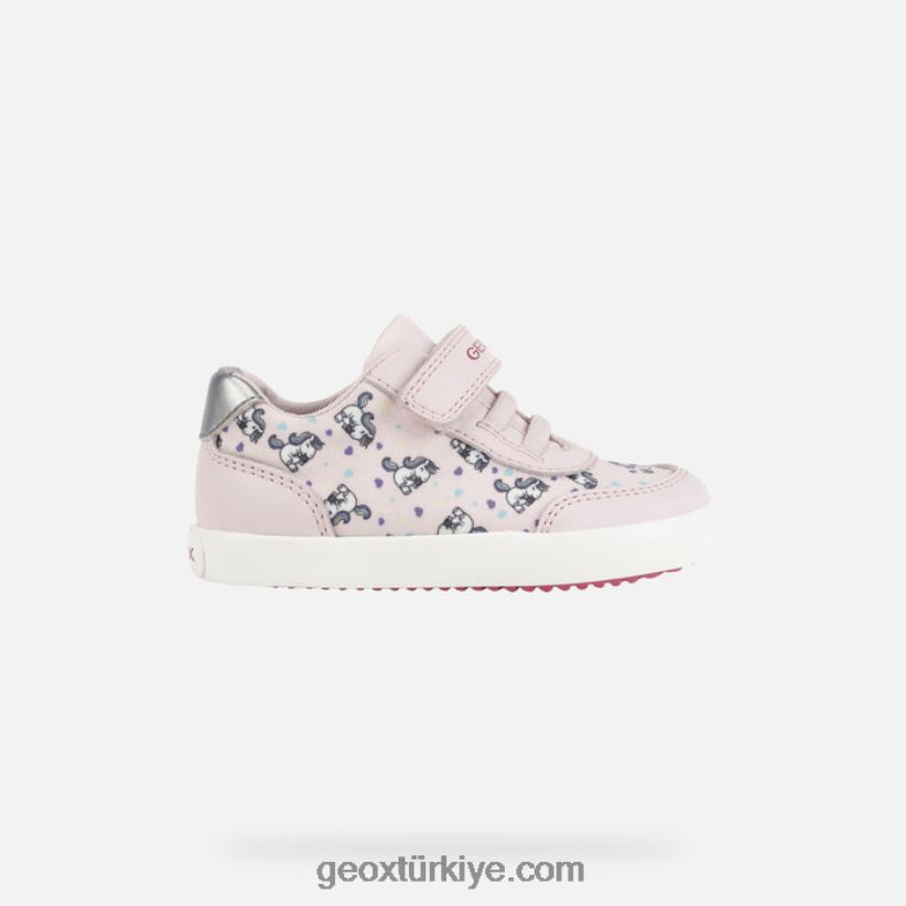 gisli yürümeye başlayan çocuk açık pembe Geox B60TP61503