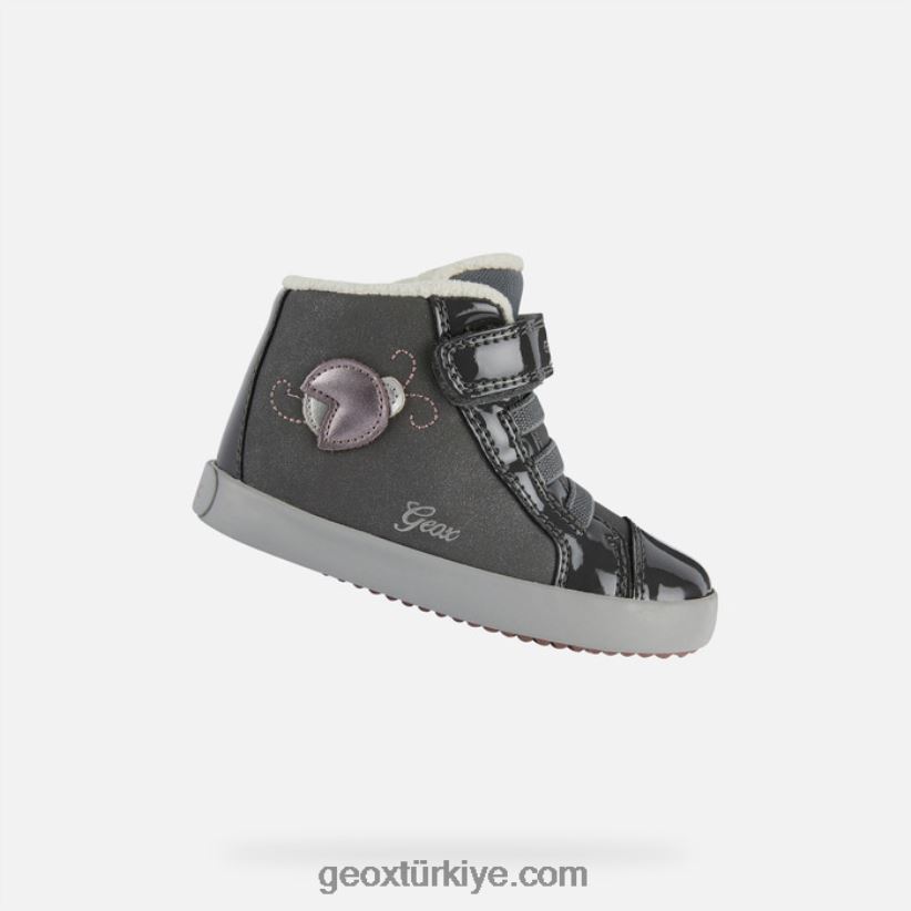 gisli yürümeye başlayan çocuk koyu gri/açık erik Geox B60TP61571