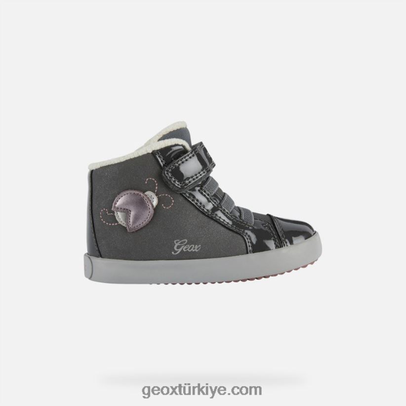 gisli yürümeye başlayan çocuk koyu gri/açık erik Geox B60TP61571