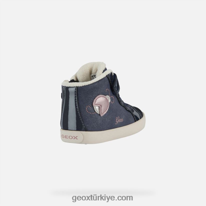 gisli yürümeye başlayan çocuk lacivert/koyu pembe Geox B60TP61570