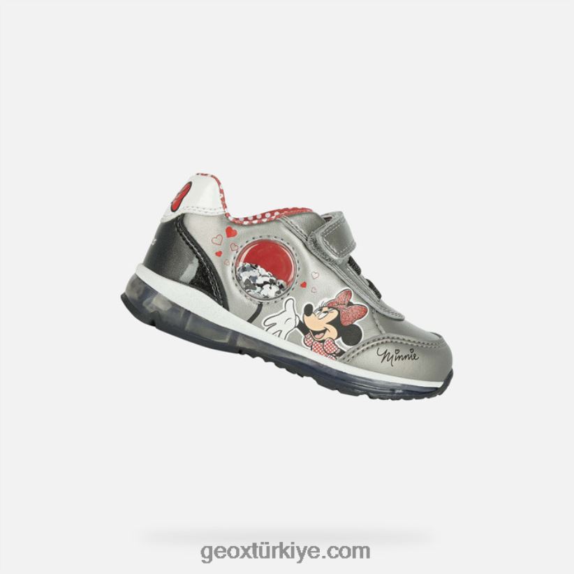 yapılacak bebek gümüş/kırmızı Geox B60TP61486