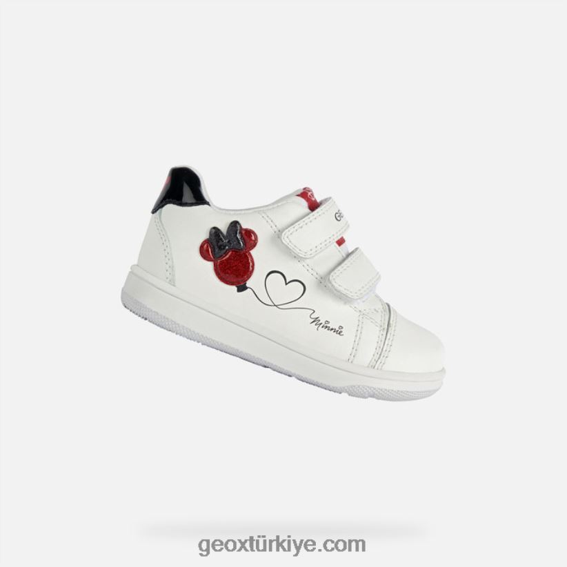 yeni film bebeğim Beyaz kırmızı Geox B60TP61596