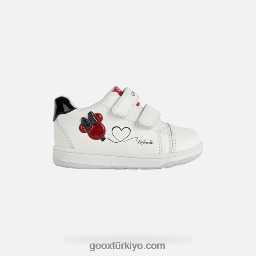 yeni film bebeğim Beyaz kırmızı Geox B60TP61596