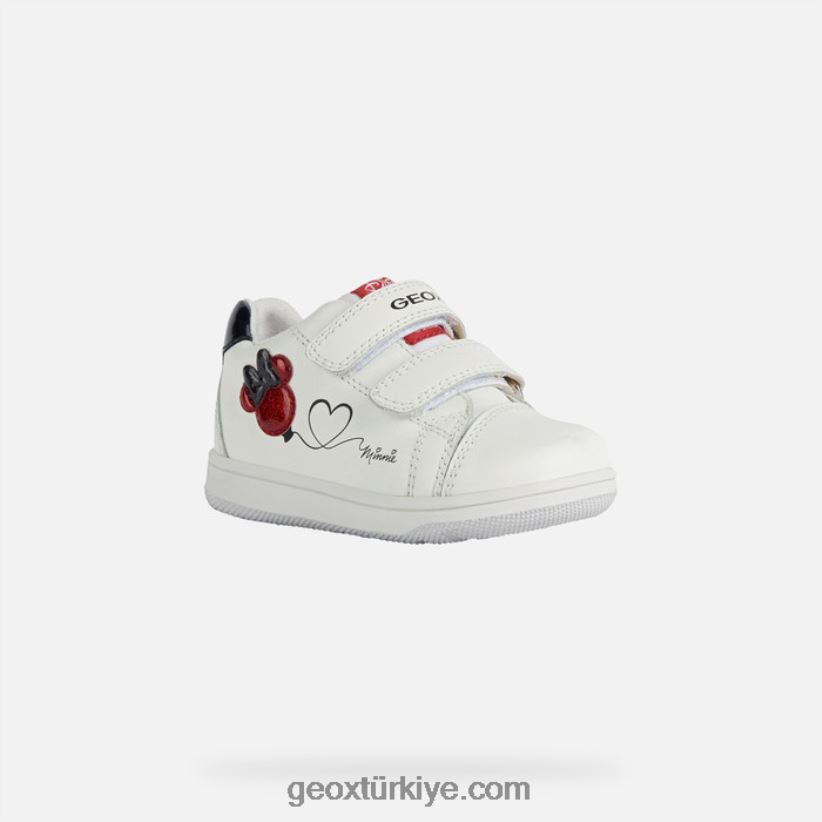 yeni film bebeğim Beyaz kırmızı Geox B60TP61596