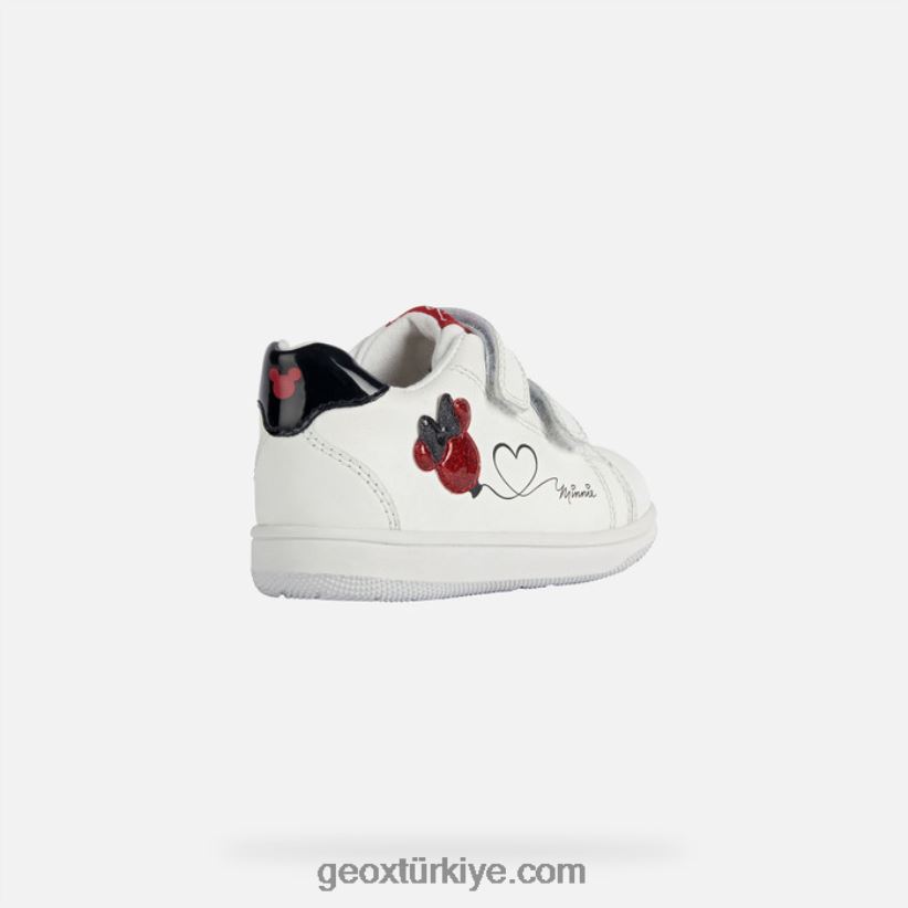 yeni film bebeğim Beyaz kırmızı Geox B60TP61596