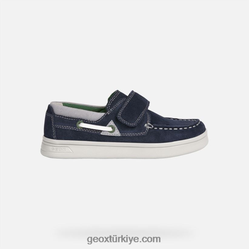 djrock çocuğu lacivert/yeşil Geox B60TP61948