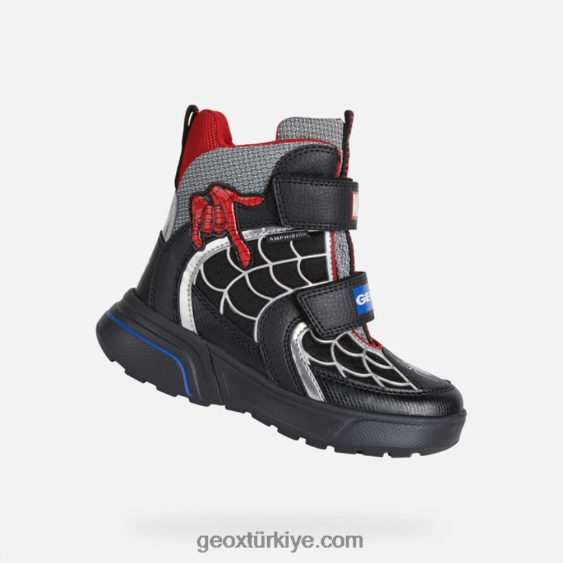 sveggen abx genç siyah kırmızı Geox B60TP61015