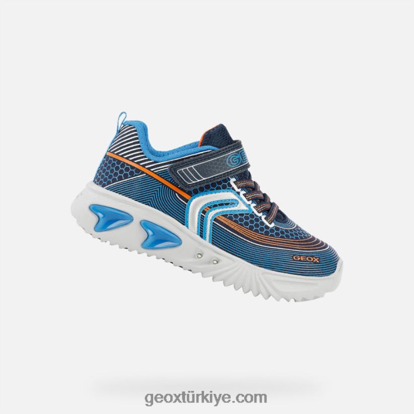 yardımcı çocuk lacivert/gümüş Geox B60TP61404