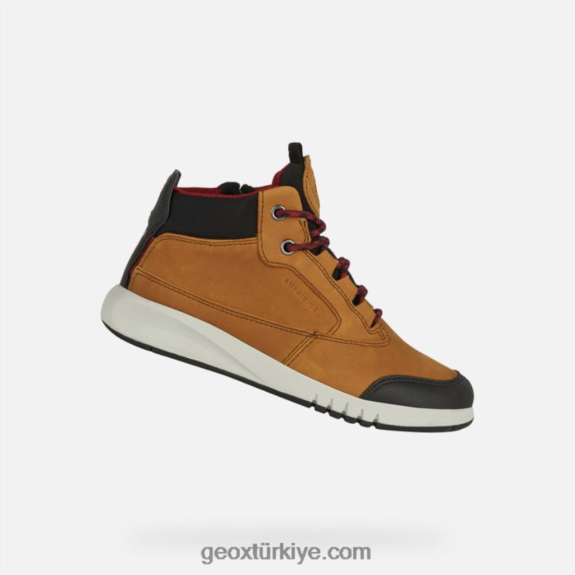 aeranter abx çocuğu açık kahverengi/koyu kırmızı Geox B60TP61333