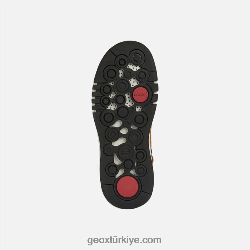 aeranter abx çocuğu açık kahverengi/koyu kırmızı Geox B60TP61333