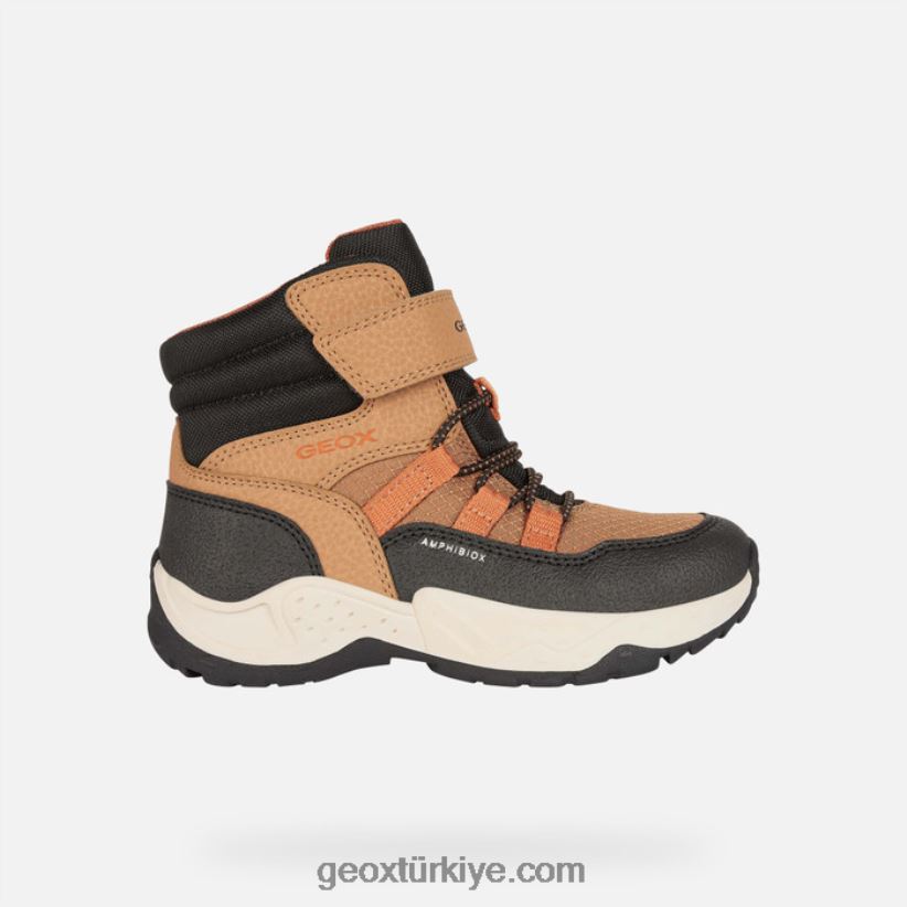 nöbetçi abx çocuğu açık kahverengi/turuncu Geox B60TP61340
