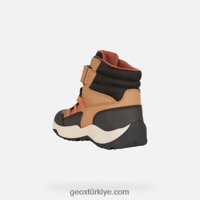 nöbetçi abx çocuğu açık kahverengi/turuncu Geox B60TP61340