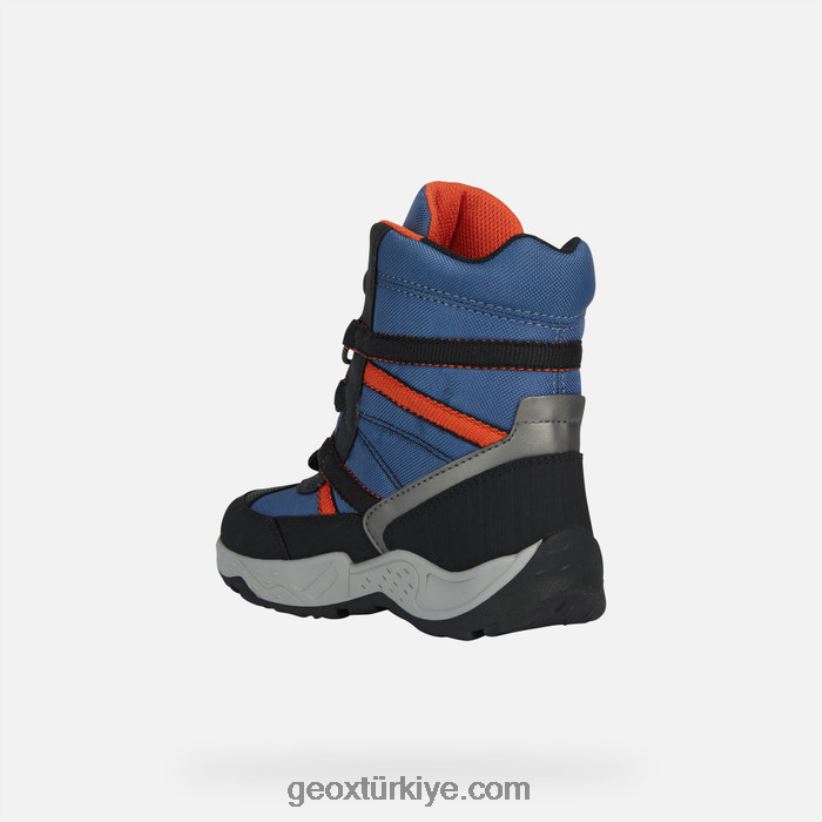 nöbetçi abx çocuğu hava/turuncu Geox B60TP61357